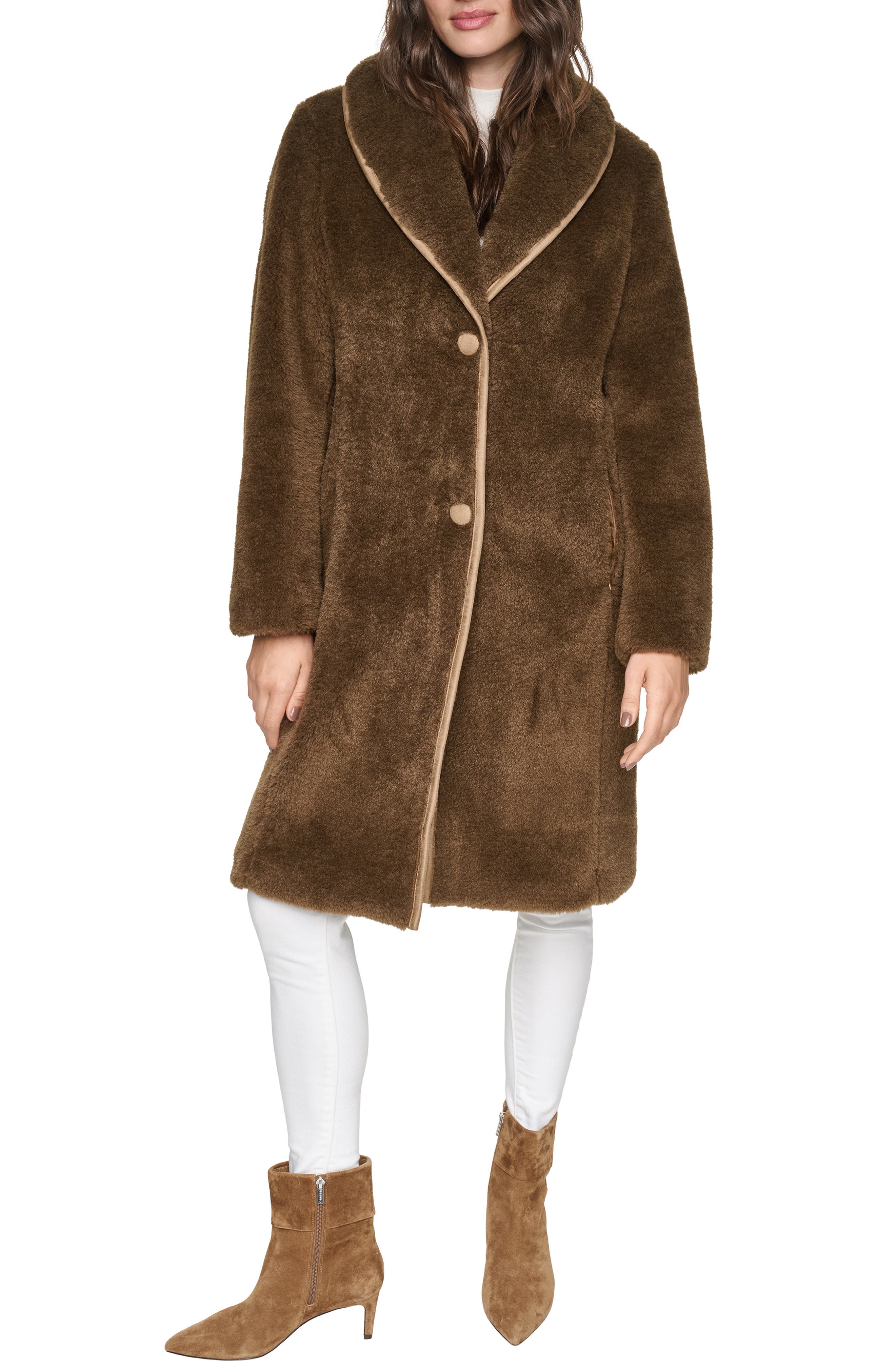 Edessa Faux Fur Coat