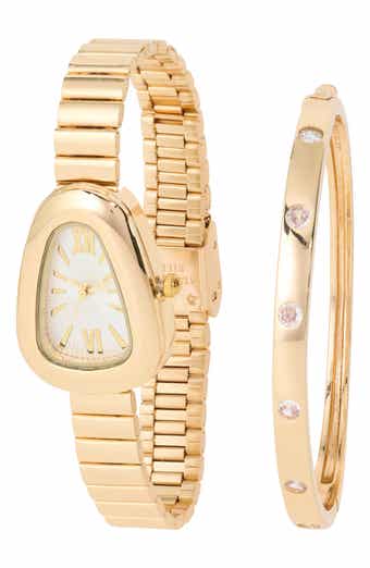 Bubble Watch & Crystal Bangle Set