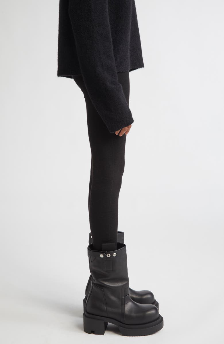 Rick Owens Wool Leggings, Alternate, color, Black
