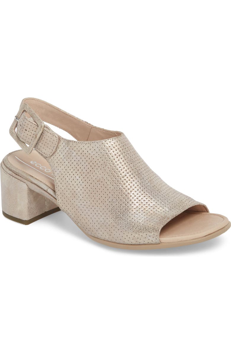 ECCO Shape 35 Block Heel Sandal, Main, color,