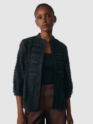 The Fold Nola Mandarin Collar Blouse