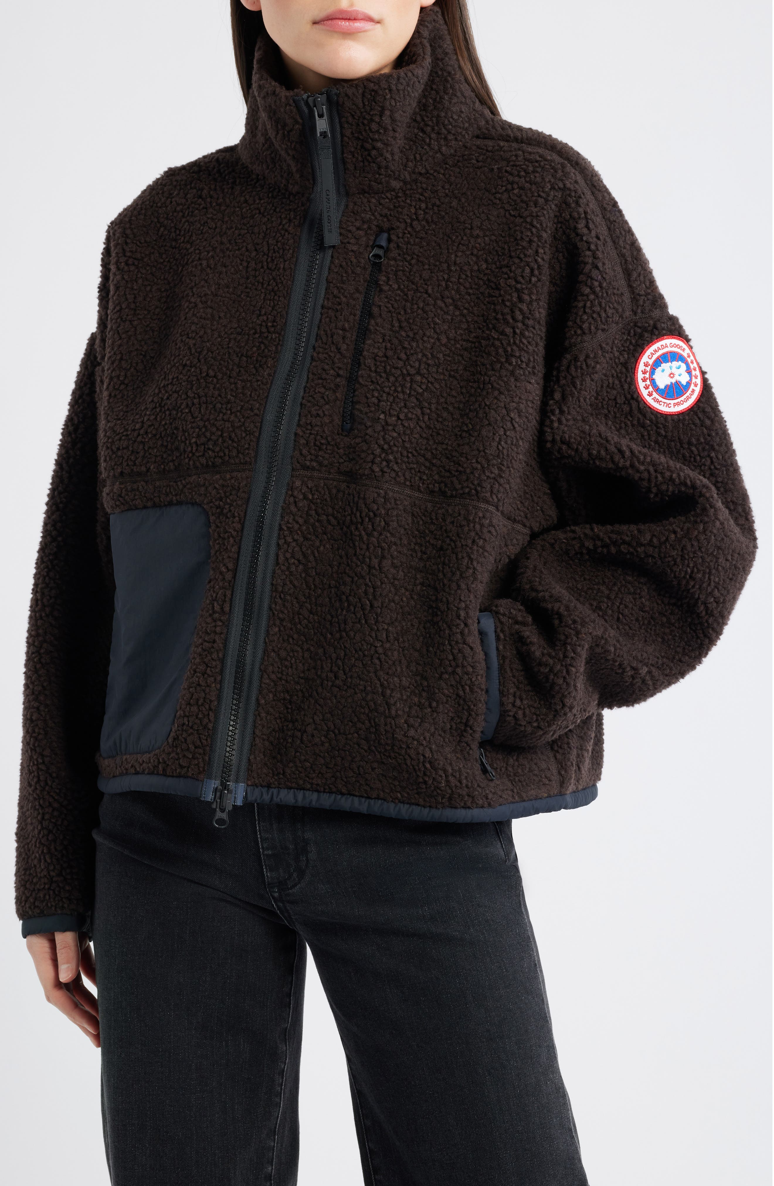 Simcoe Wool Blend Fleece Jacket - image 3