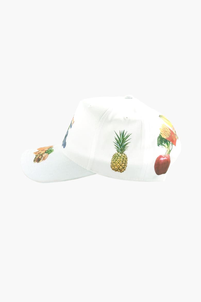 Faux Food Mid Profile Cap, Alternate, color, white