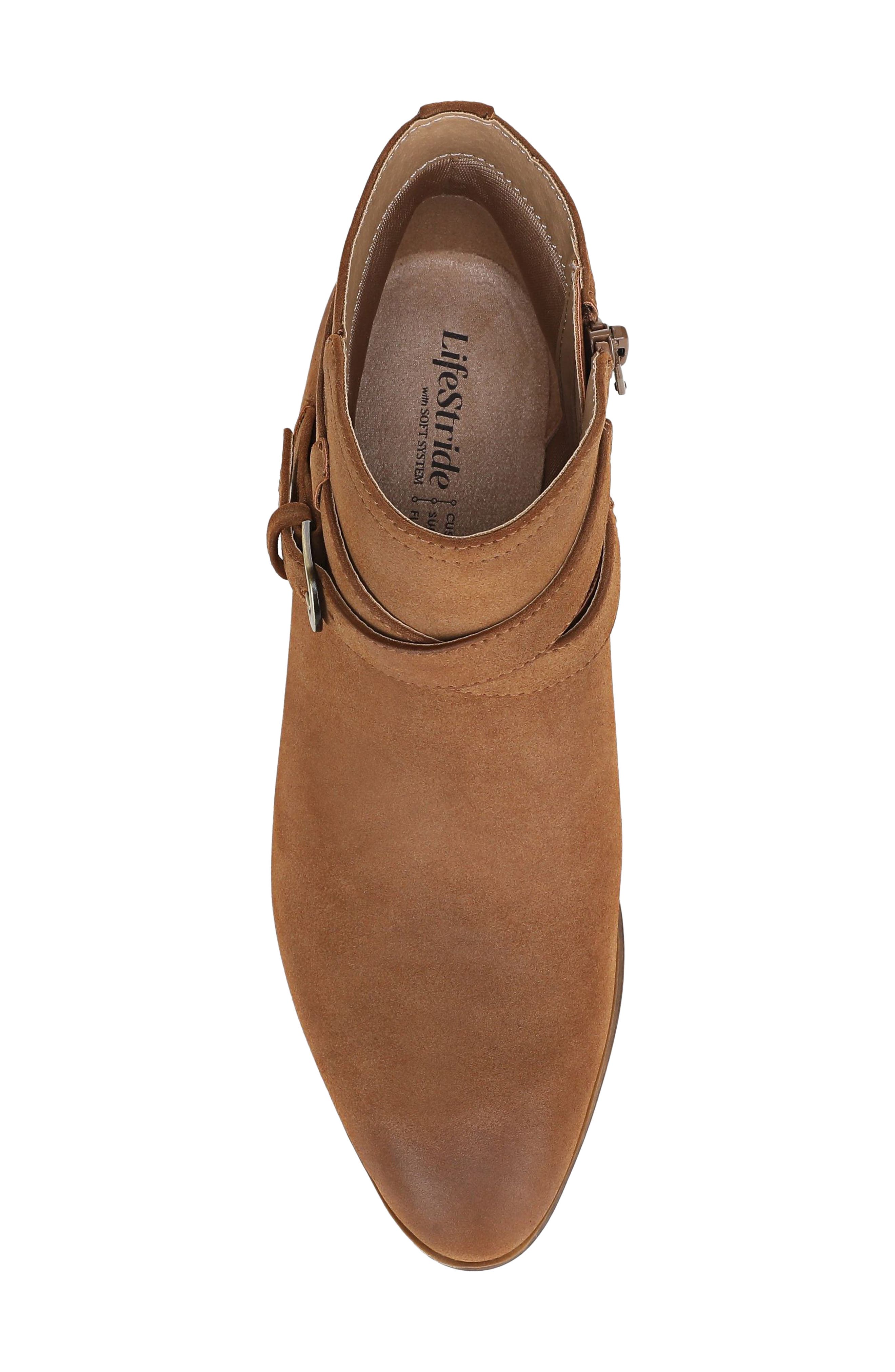 LifeStride Oaklyn Ankle Bootie, Alternate, color, Tan