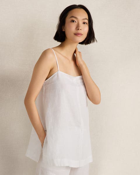 Linen Center-Seam Cami