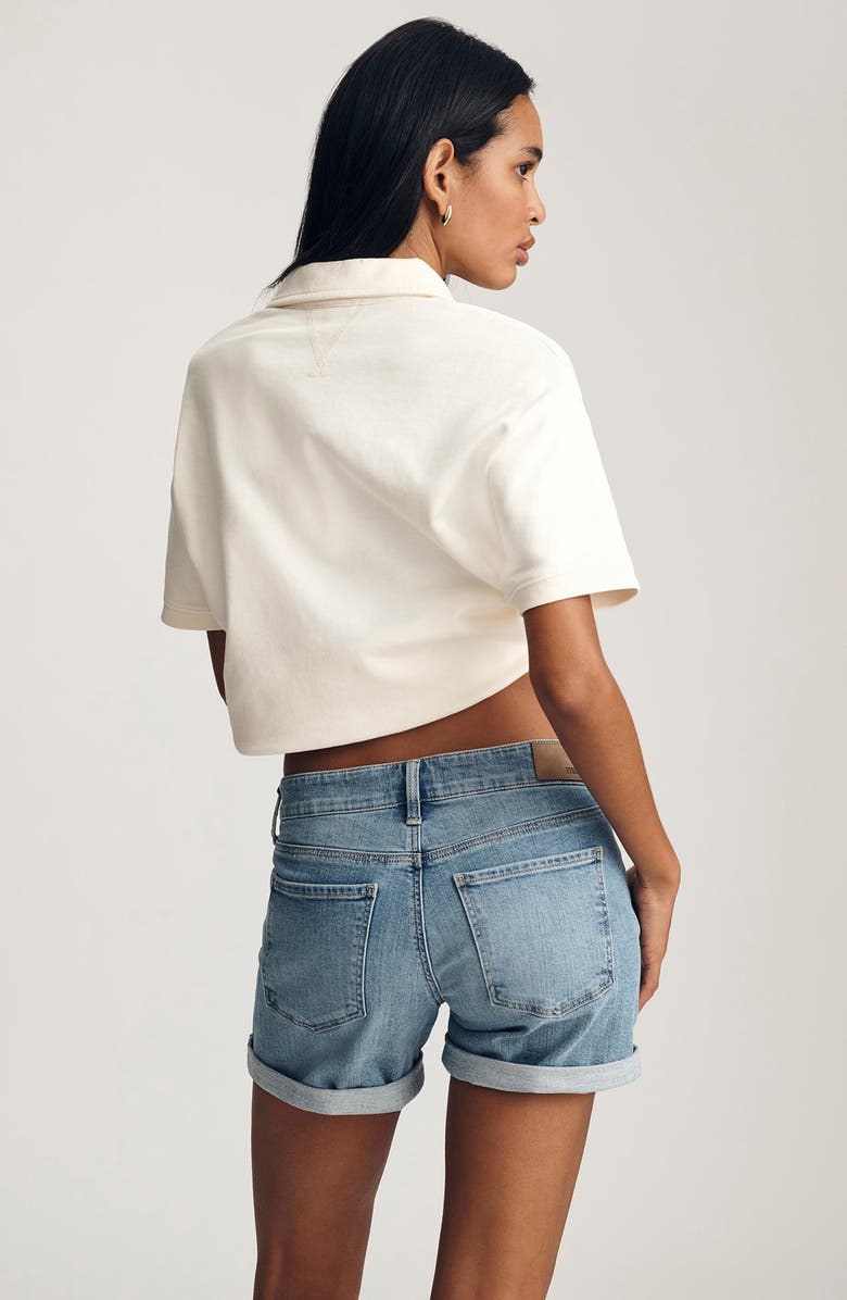 Mavi Jeans Julia Cuffed Denim Shorts, Alternate, color, 