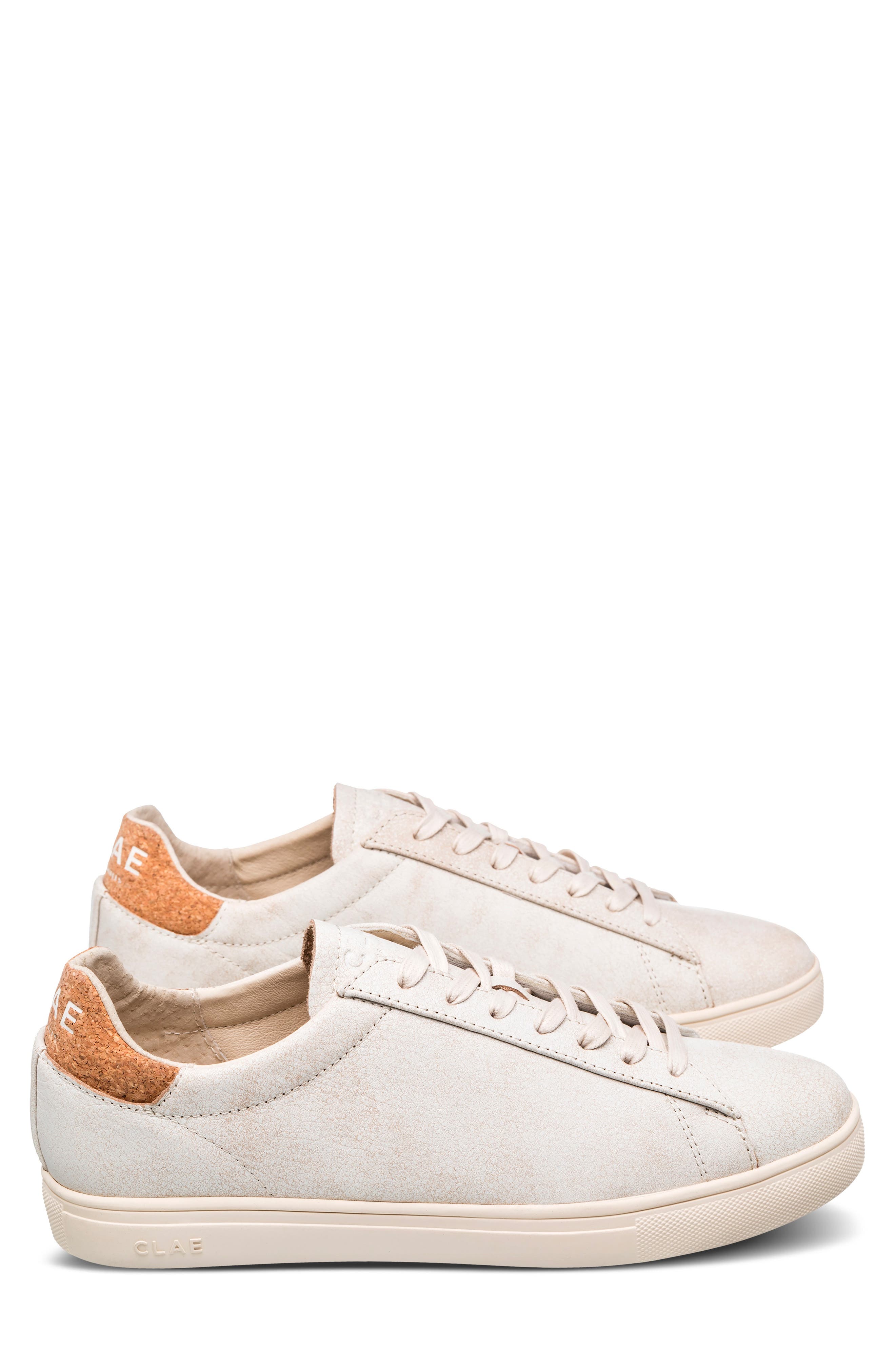 CLAE Bradley Sneaker, Alternate, color, Distressed Leather Cork