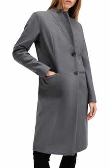 AllSaints Sidney Wool Blend Coat