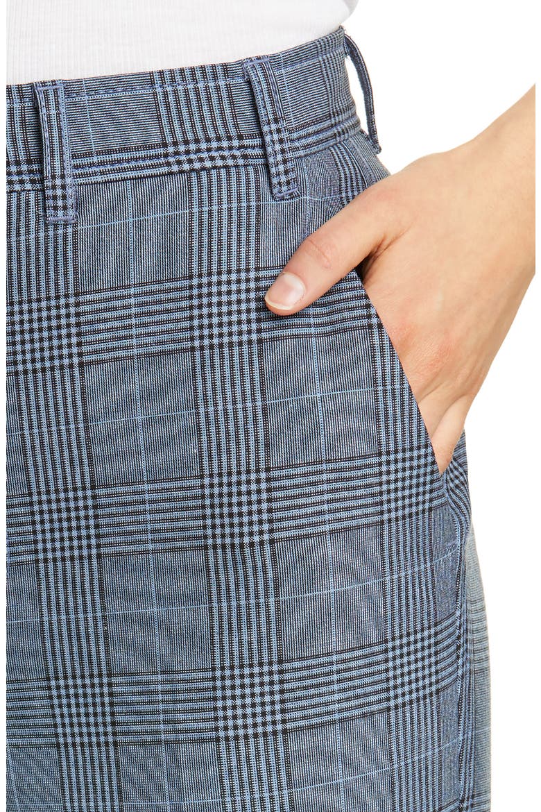 Plaid Suiting Pants, Alternate, color, FOREVER BLUE