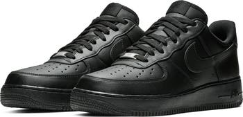 Mens all black air force ones hotsell