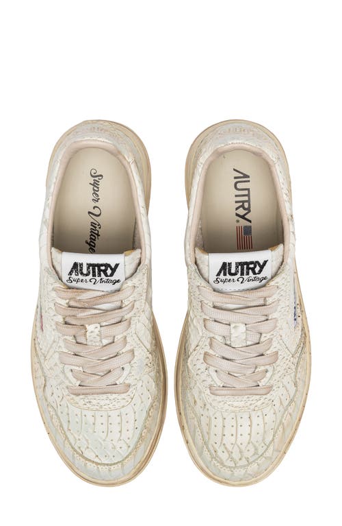 Autry Medalist Super Vintage Low Top Sneaker In Multi