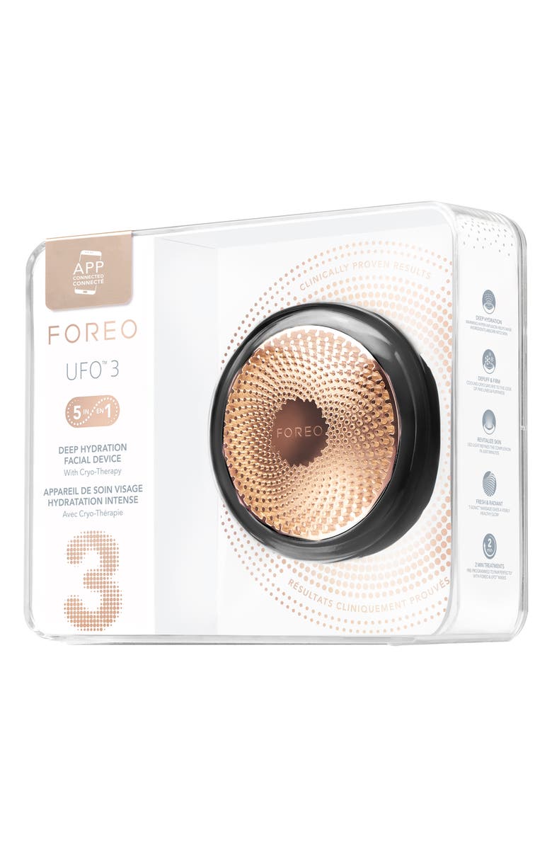 FOREO UFO<sup>™</sup> 3 Deep Hydration Facial Device, Alternate, color, Black