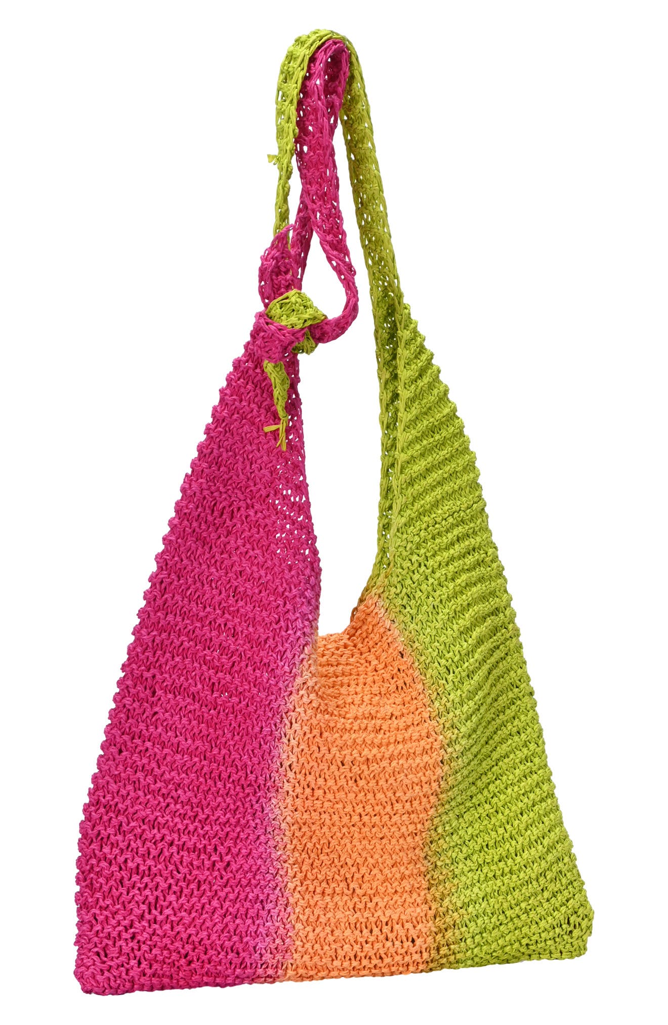 Ombr Woven Straw Crossbody Bag, Alternate, color, PINK OMBRE
