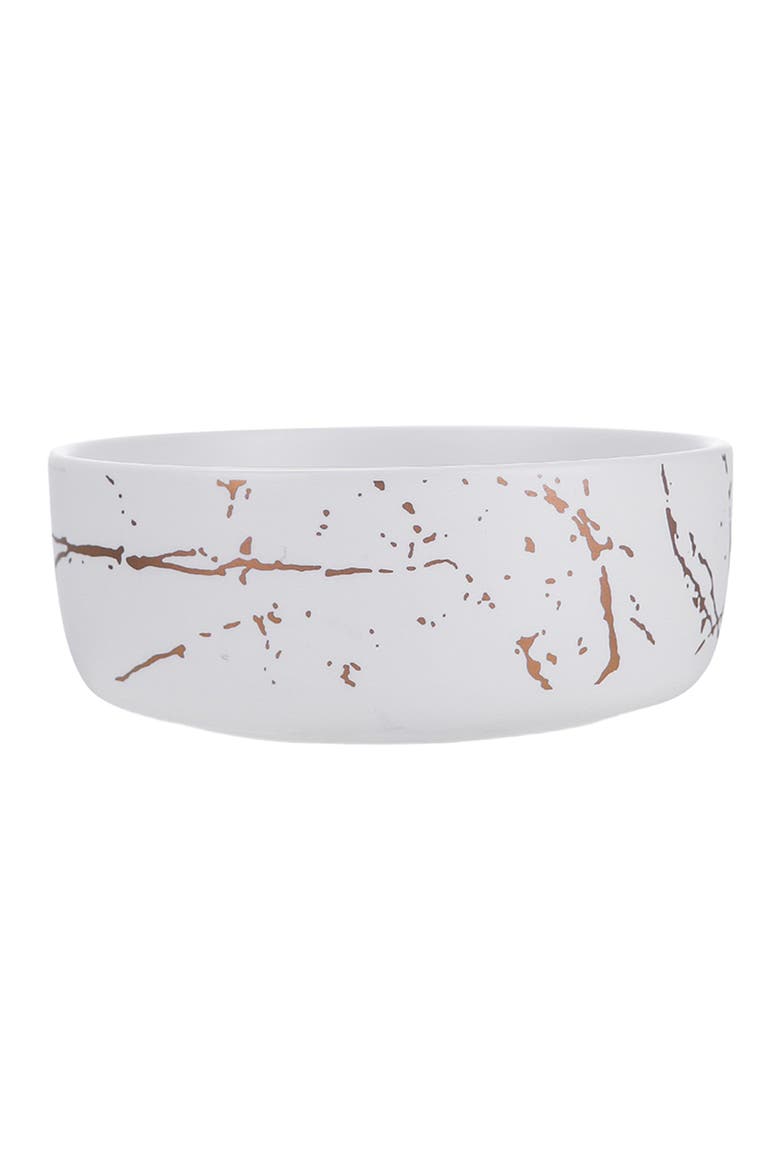 Zora Porcelain 4-Piece Bowl Set, Alternate, color, White