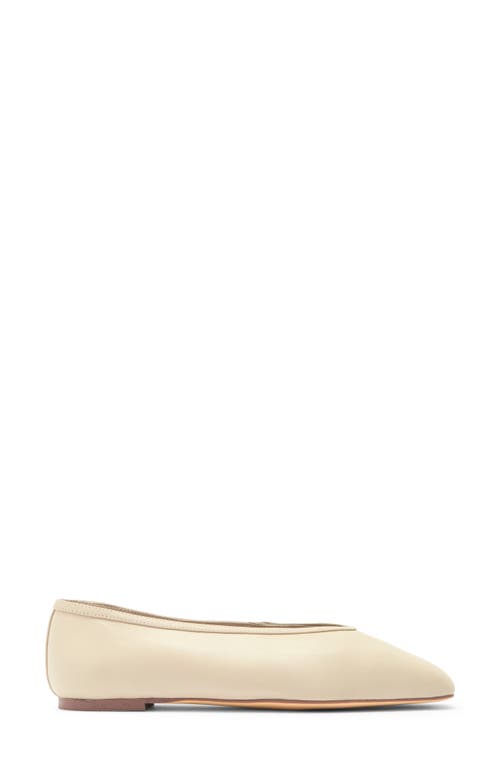 Tony Bianco Bianca Ballet Flat In Vanilla Nappa