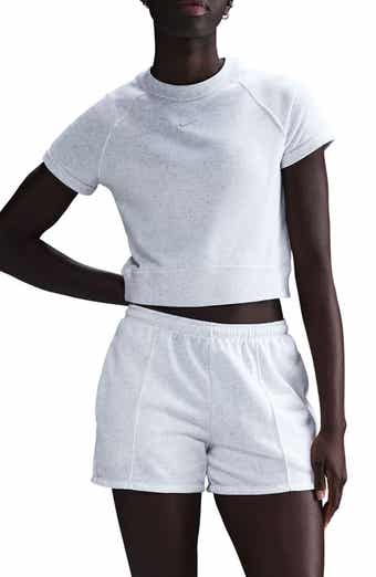 Nike Sportswear Chill Crop Cotton Blend French Terry Top