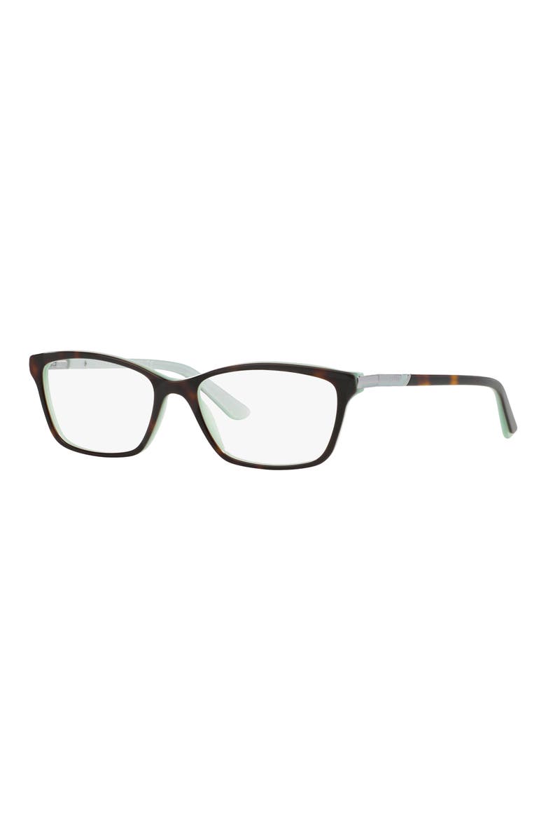 52mm Square Optical Glasses, Alternate, color, BLUE HAVANA