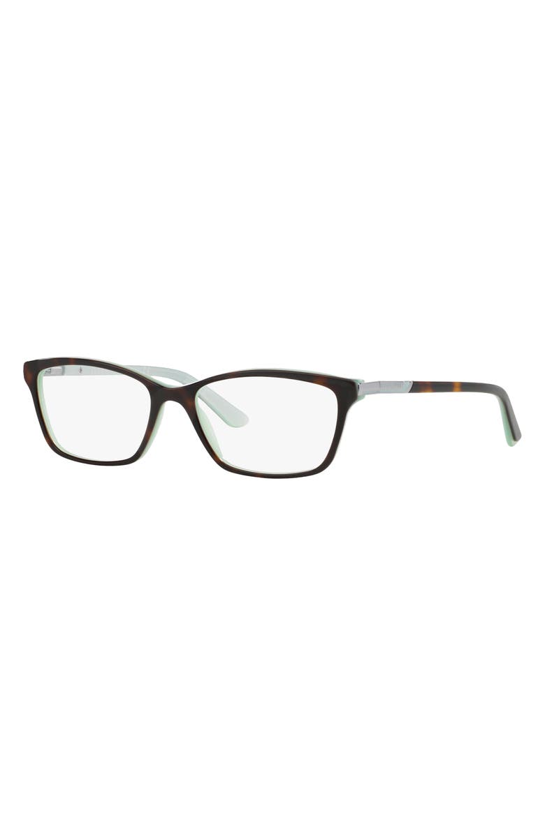 RALPH by Ralph Lauren 52mm Square Optical Glasses, Alternate, color, Blue Havana