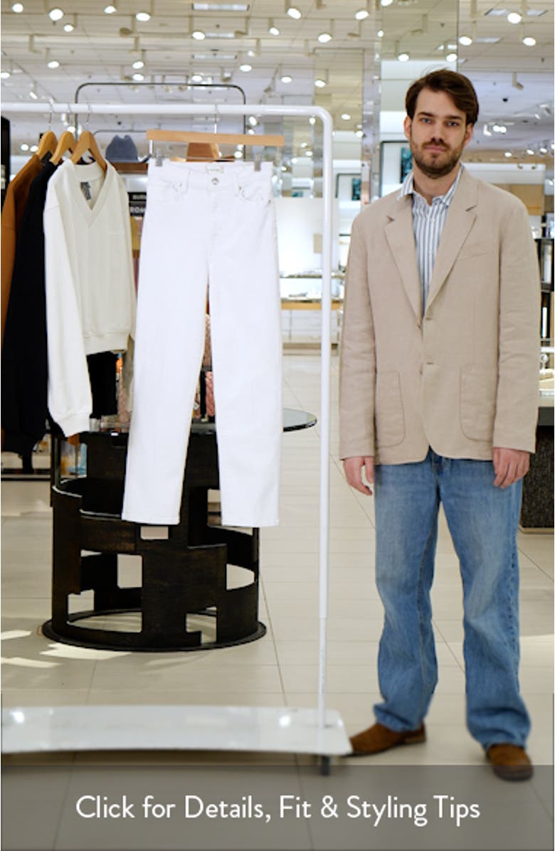 Le Sleek High Waist Ankle Straight Leg Jeans, sales video thumbnail