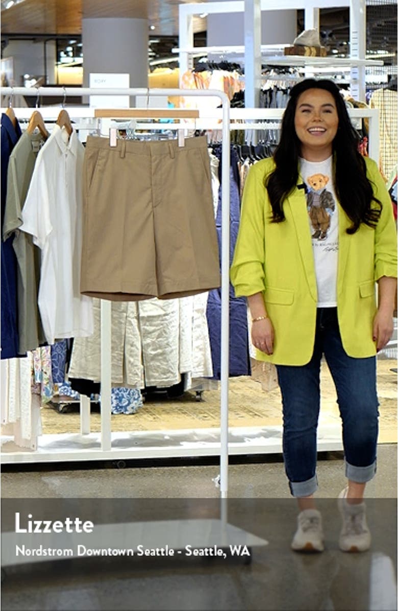 Prime Flat Front Shorts, sales video thumbnail