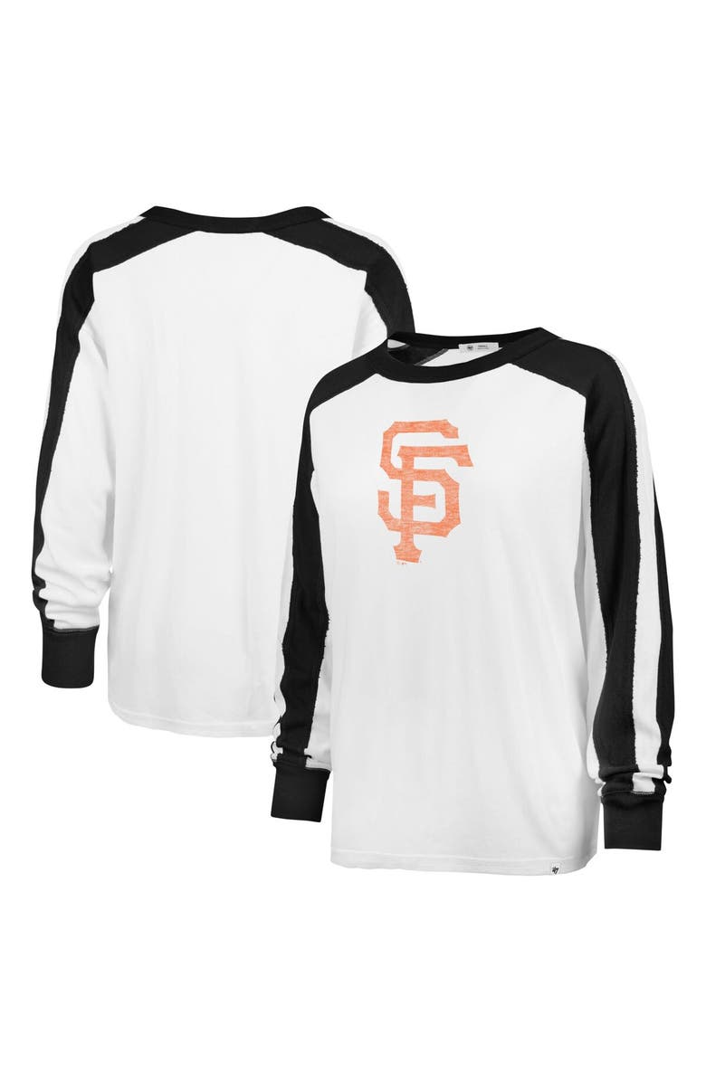 '47 Women's '47 White San Francisco Giants Premier Caribou Long Sleeve T-Shirt, Alternate, color, White