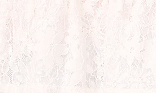 Cece Floral Lace Peplum Tank In New Ivory