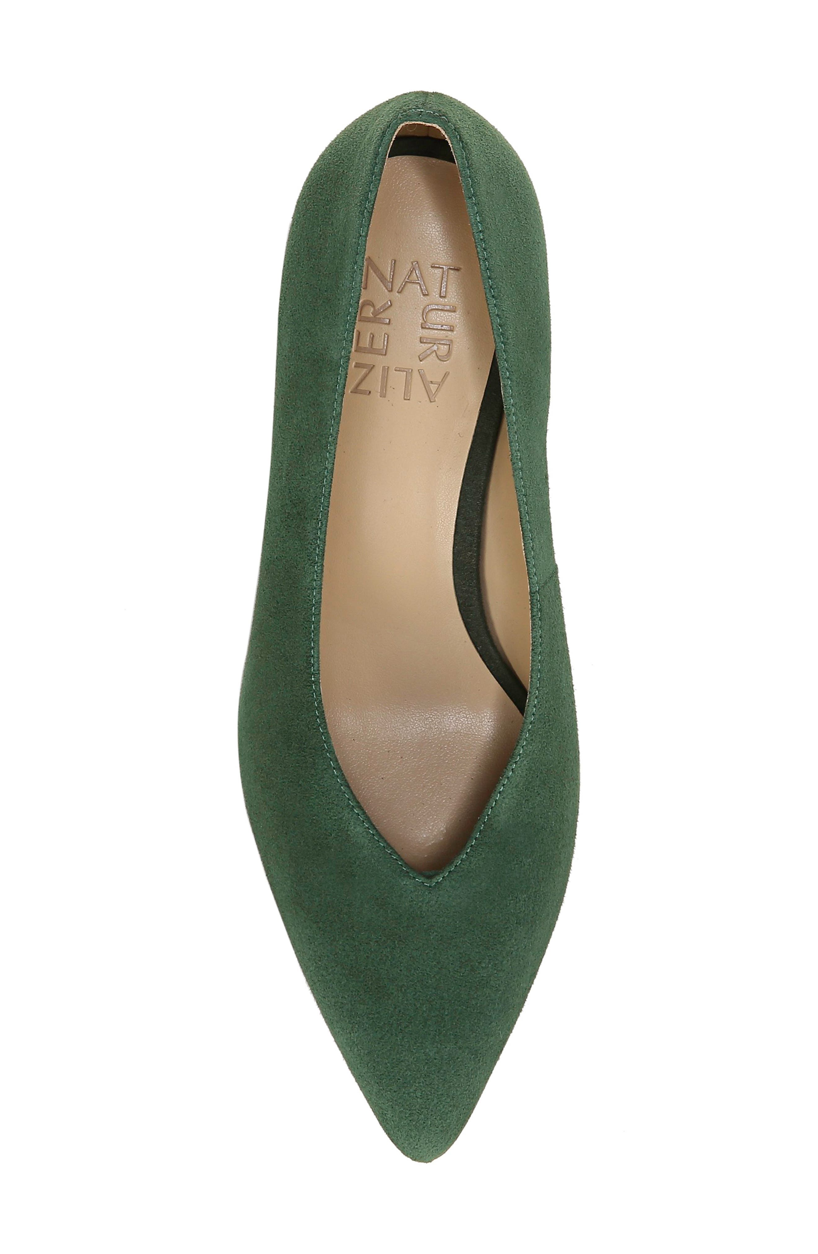 Hope Pointy Toe Pump, Alternate, color, FOREST GREEN SUEDE