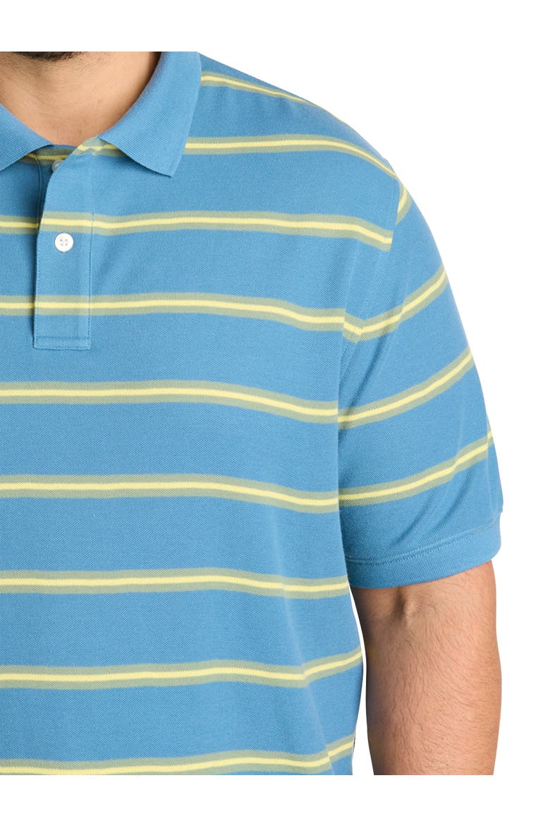 Big & Tall Multi-Stripe Polo Shirt V2, Alternate, color, COPEN BLUE MULTI