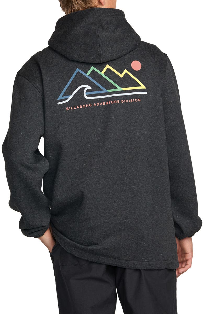 Billabong Compass Fleece Graphic Hoodie, Alternate, color, 