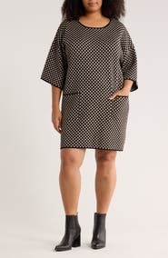 MAX STUDIO Patch Pocket Sweater Dress