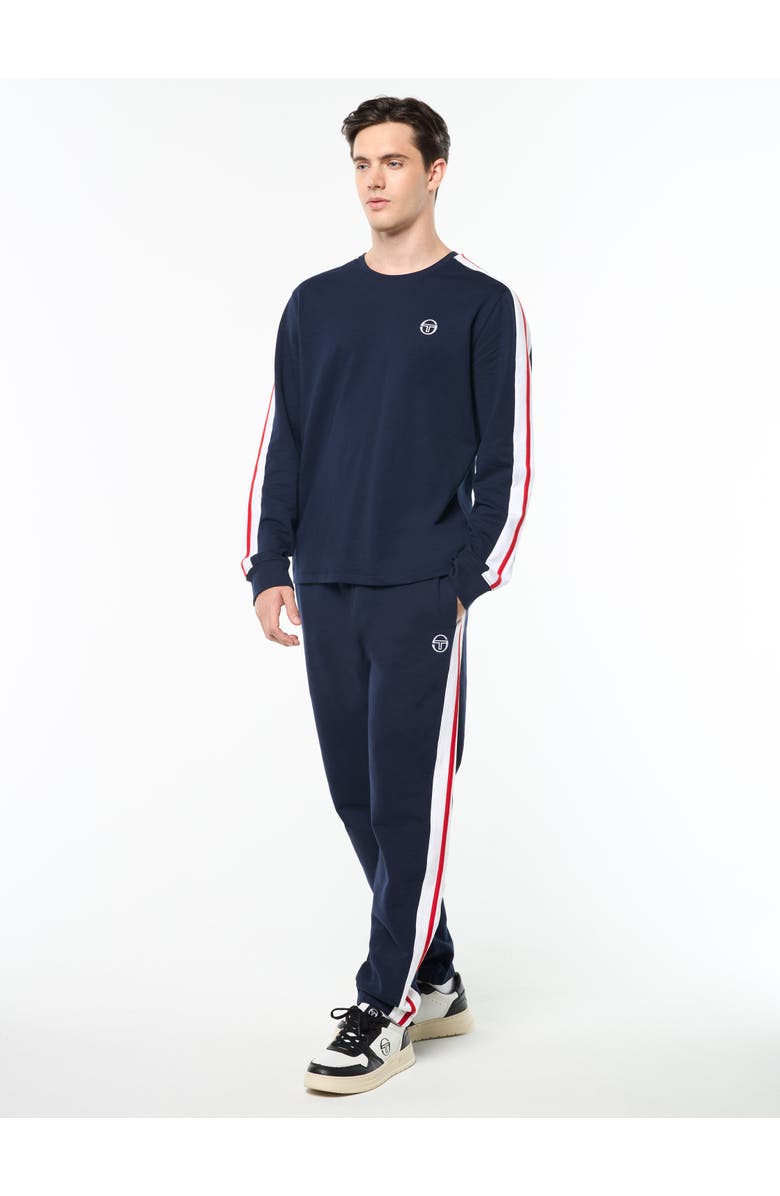 Sergio Tacchini Macchina Long Sleeve T-shirt, Alternate, color, Maritime Blue