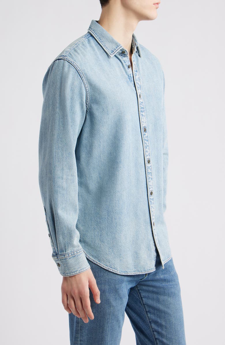 rag & bone Finch Denim Shirt, Alternate, color, Sunny