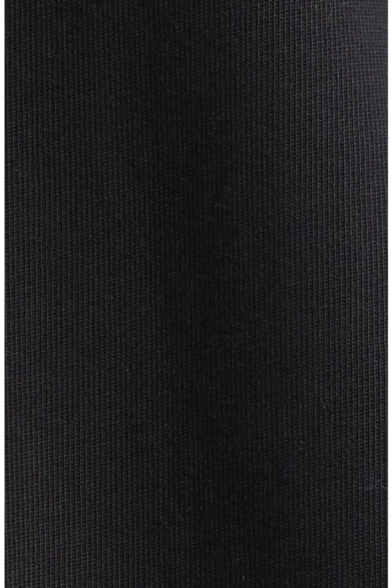 Cotton Zip Hoodie, Alternate, color, BLACK