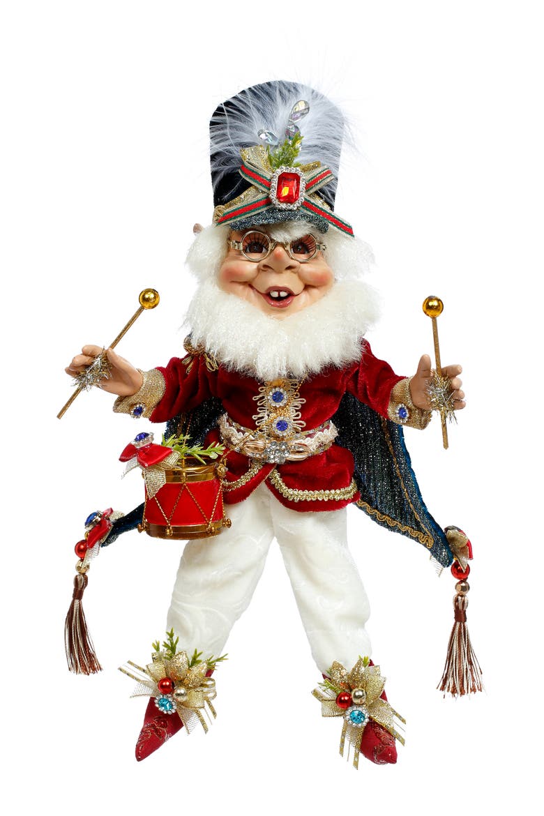 Drummer Boy Elf, Small, Main, color, Red