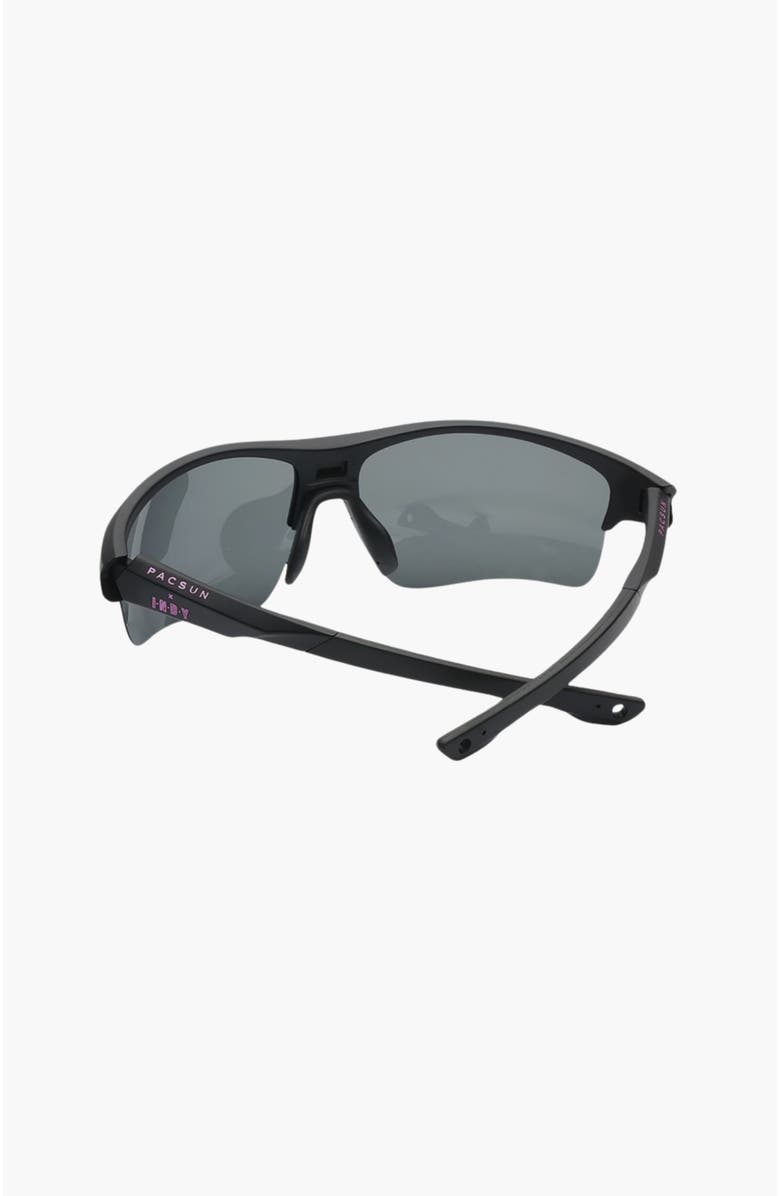 INDY Wave Sport Polarized Sunglasses, Alternate, color, Black