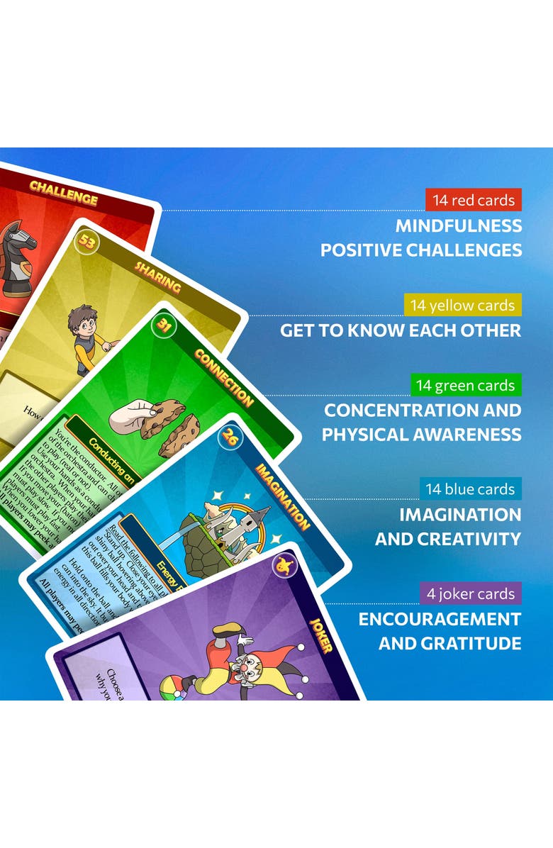 Lupash Games Mindful World Kids Therapy Card Game, Alternate, color, 