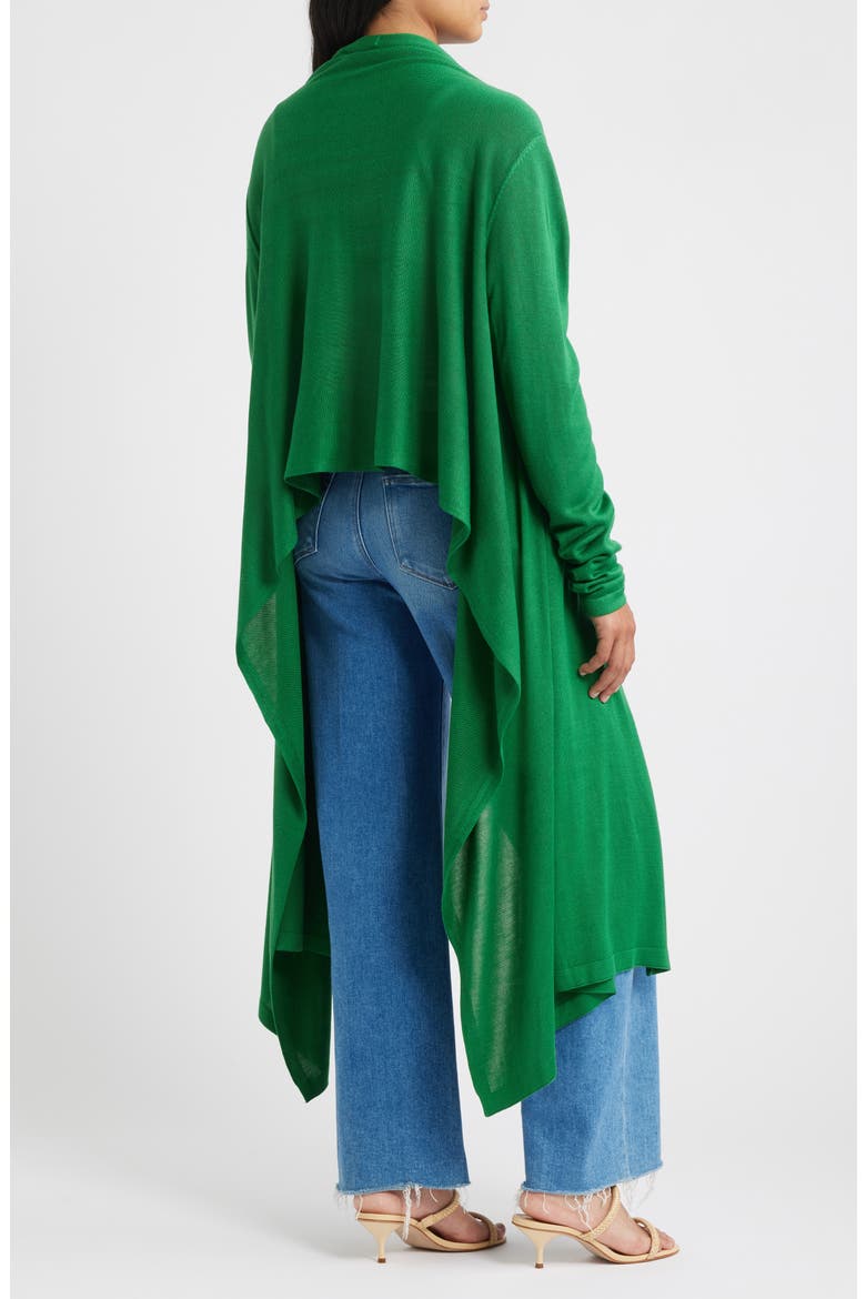 Cat Wrap Sweater Shawl, Alternate, color, GREEN