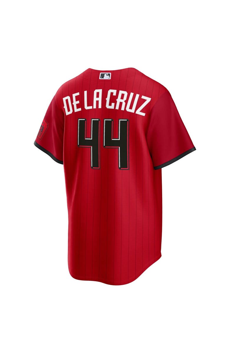 Nike Men's Nike Elly De La Cruz Red Cincinnati Reds 2026 City Connect Stadium Jersey, Alternate, color, Red