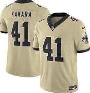 Nike Men's Nike Alvin Kamara Gold New Orleans Saints Gameday Golds Alternate Vapor F.U.S.E. Limited Jersey
