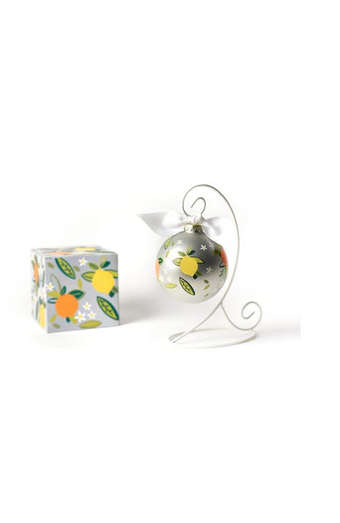 Citrus Glass Ornament with Stand