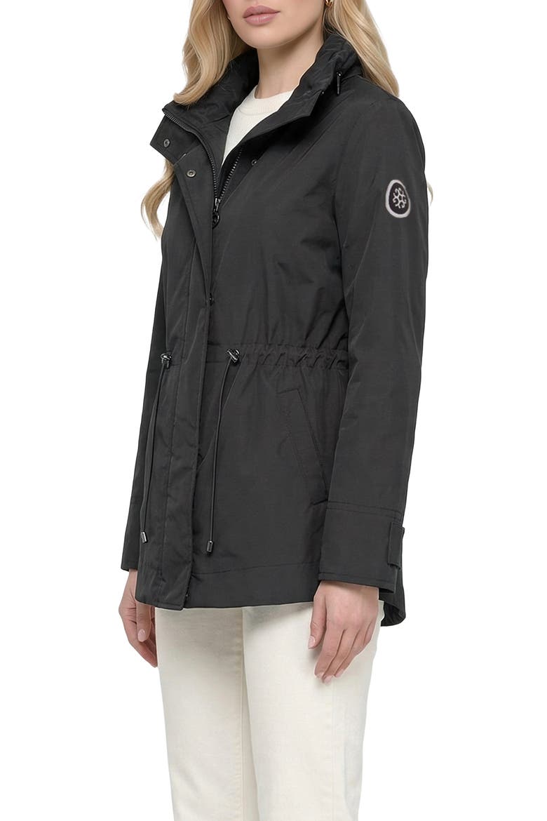 Lightweight Jacket With Concealed Hood, Alternate, color, BLACK