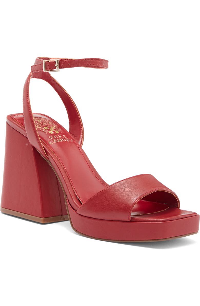 Vince Camuto Pilanna Platform Sandal, Main, color, Flame