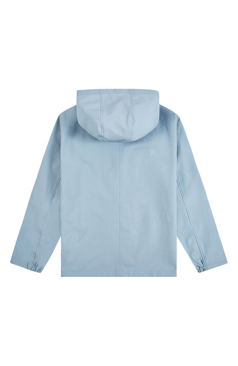 PAPER PLANES Seersucker Hooded Jacket, Alternate, color, Blue Sky
