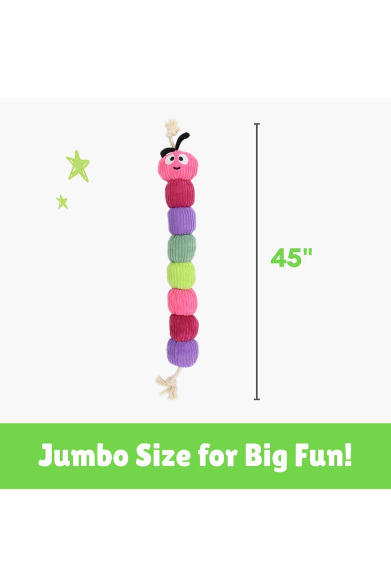 Rope Caterpillar, 45 Inch Dog Toy, Alternate, color, Multicolored