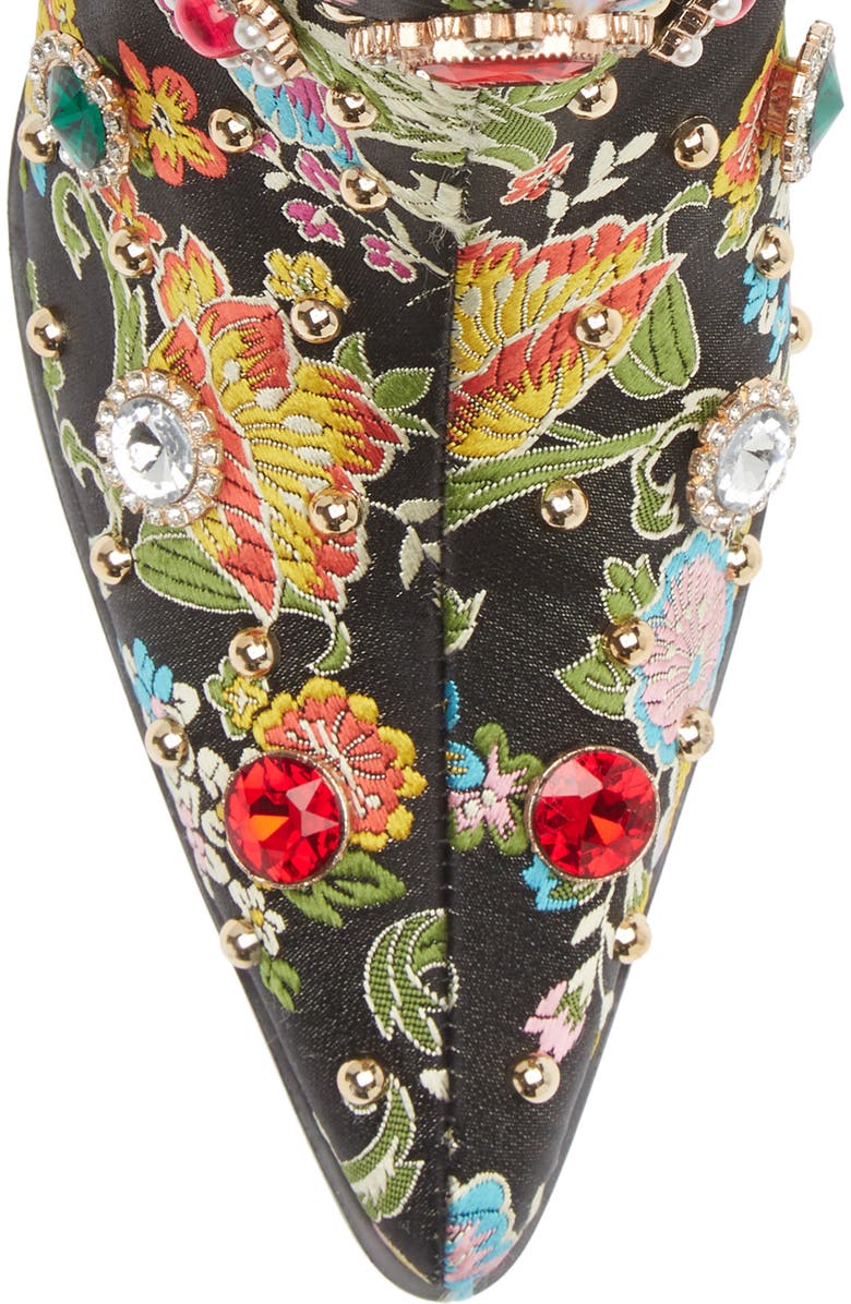 AZALEA WANG Diligent Embroidered Western Boot, Alternate, color,