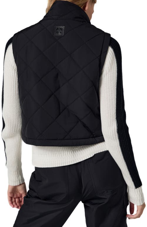 Alp N Rock Lucerne Water Repellent Quilted Vest In Black