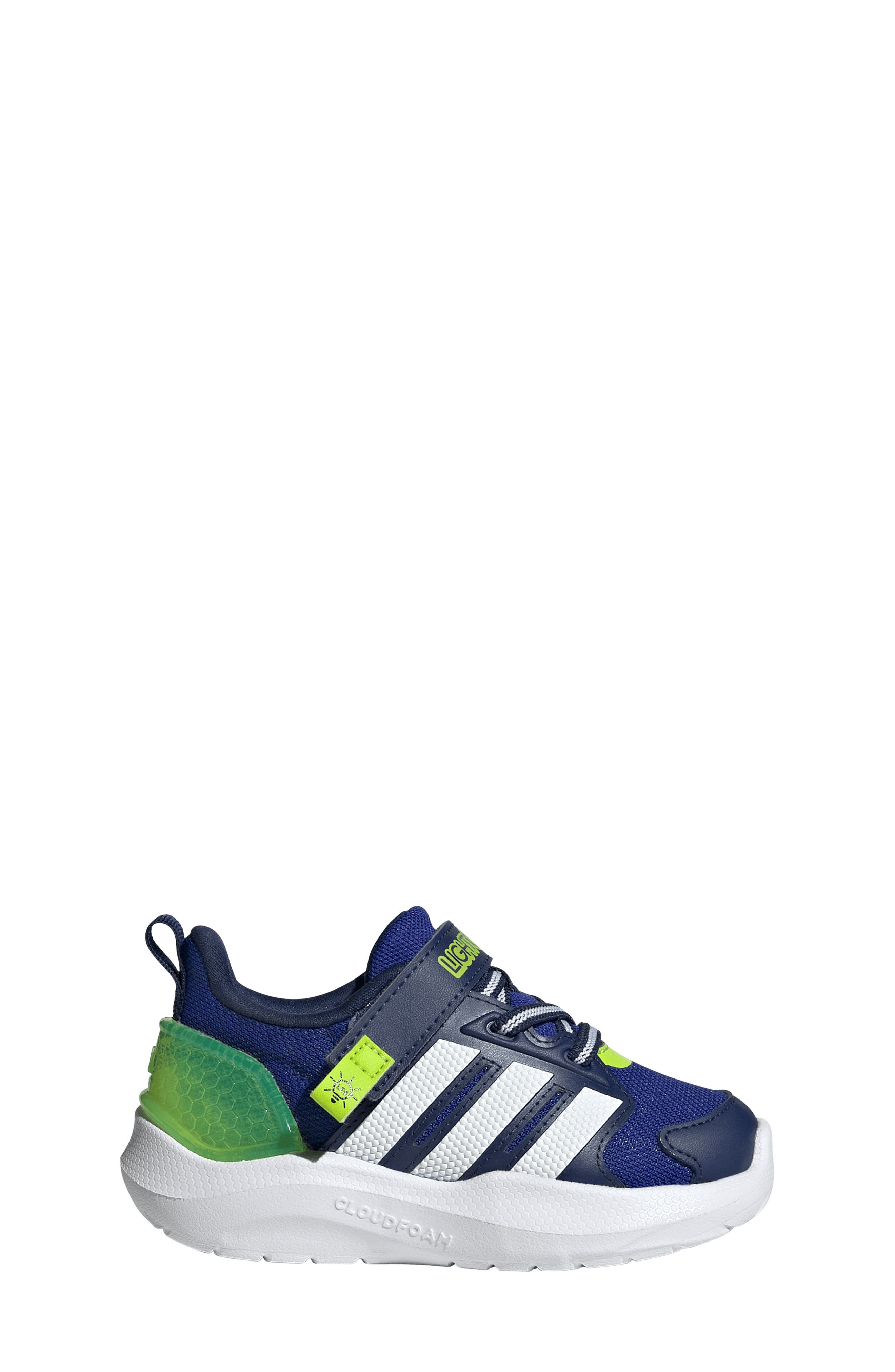 adidas Kids' Lightorama Sneaker, Alternate, color, Blue/Green/White