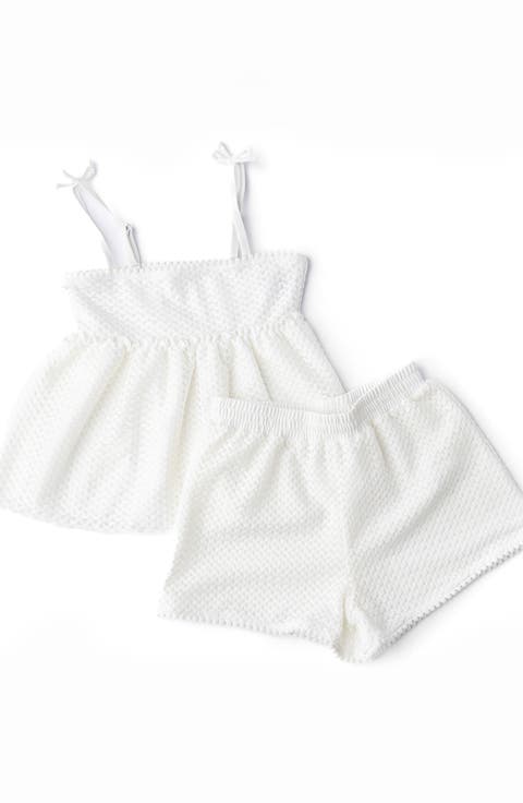 Kids' Crochet Two-Piece UPF 50+ Swimsuit (Toddler & Little Kid)
