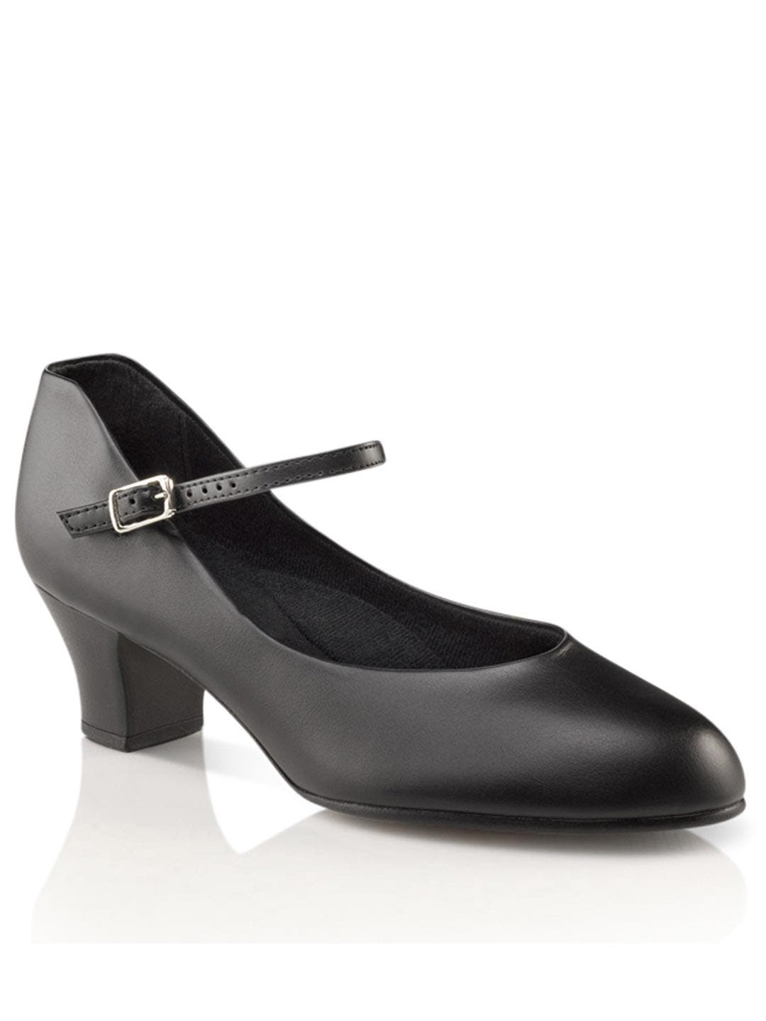 Jr. Footlight Character Shoe, Alternate, color, black