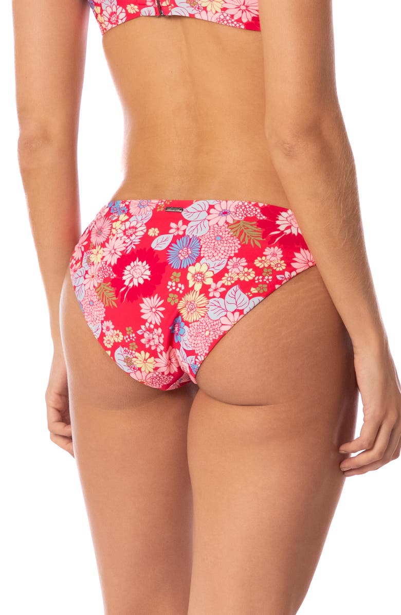 Maaji Flirt Reversible Bikini Bottoms, Alternate, color, Open Pink